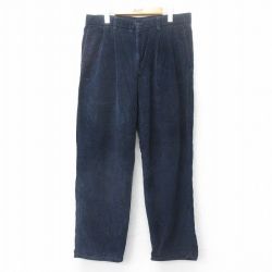 W36★古着 ドッカーズ コーデュロイ パンツ メンズ 太畝 紺 ネイビー 25oct03 中古 ボトムス ロング
