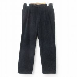 W32★古着 ラルフローレン Ralph Lauren ブランド コーデュロイ パンツ メンズ 黒 ブラック 25oct03 中古 ボトムス ロング
