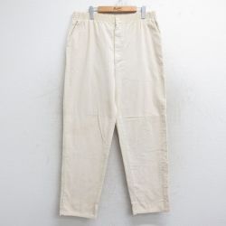 W37★古着 コーデュロイ パンツ メンズ 80年代 80s USA製 タロン 白 ホワイト 25oct04 中古 ボトムス ロング