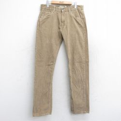 W33★古着 パタゴニア patagonia コーデュロイ パンツ メンズ オーガニックコットン ベージュ カーキ 25oct25 中古 ボトムス ロング