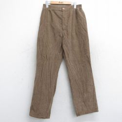 W31★古着 リーバイス Levis コーデュロイ パンツ メンズ 80年代 80s 茶 ブラウン 25oct31 中古 ボトムス ロング