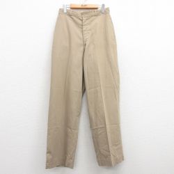 W29★古着 ビンテージ ミリタリー パンツ メンズ 60年代 60s USA製 ベージュ カーキ 【spe】 25feb03 中古 ボトムス ロング