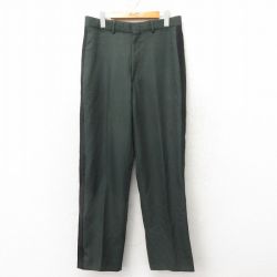 W32★古着 ミリタリー パンツ メンズ 90年代 90s パトリオット USA製 タロン 濃緑 グリーン 25feb12 中古 ボトムス ロング