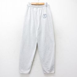 W34★古着 ミリタリー スウェット パンツ メンズ 00年代 00s USエアフォース USA製 薄グレー 霜降り 25nov15