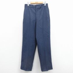 W30★古着 ビンテージ ミリタリー パンツ メンズ 60年代 60s ウール USA製 紺 25dec15