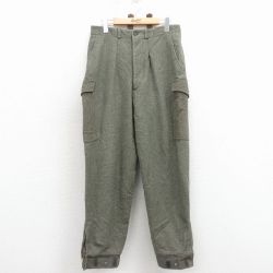 【20%OFF】スウェーデン軍 50s カーゴパンツ グリーン W30 | 古着