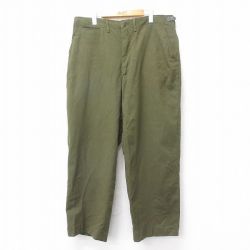 W37★古着 ビンテージ ミリタリー パンツ メンズ 50年代 50s M-51 ウール USA製 緑【spe】 26feb04