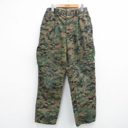 W31★古着 ミリタリー カーゴ パンツ メンズ デジタルカモ マーパットカモ ベージュ他 迷彩 26feb19