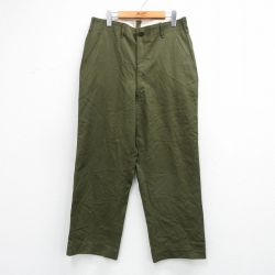 W33★古着 ビンテージ ミリタリー パンツ メンズ 50年代 50s M-51 USA製 緑 26apr21