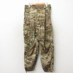 W34★古着 ミリタリー カーゴ パンツ メンズ ECWCS ソフトシェル マルチカムカモ 緑 迷彩 26apr24
