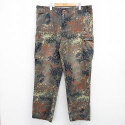 ミリタリーカーゴパンツ フレクターカモ ブラウン W41 | 古着