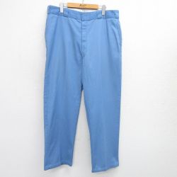 W38★古着 ディッキーズ Dickies ワーク パンツ メンズ 00年代 00s 薄紺 ネイビー 【spe】 24may16 中古 ボトムス ロング