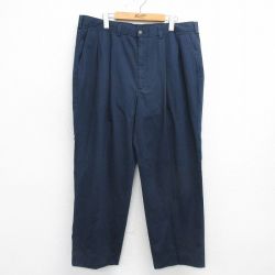 【30%OFF】W38★古着 セントジョンズベイ パンツ メンズ 00年代 00s コットン 紺 ネイビー 24jun21 中古 ボトムス ロング