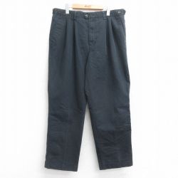 W38★古着 ドッカーズ パンツ メンズ 00年代 00s 黒 ブラック 24sep12 中古 ボトムス ロング