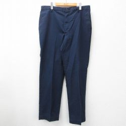 W38★古着 ディッキーズ Dickies ワーク パンツ メンズ 紺 ネイビー 24sep19 中古 ボトムス ロング