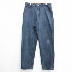 【20%OFF】W38★古着 ギタノ ジーンズ メンズ 90年代 90s コットン 紺 ネイビー デニム 24sep24 中古 ボトムス ジーパン Gパン ロング パンツ