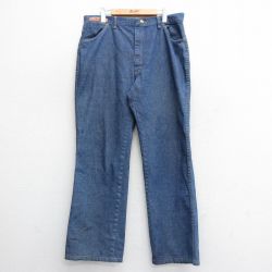 W36★古着 レッドキャップ ジーンズ メンズ 90年代 90s USA製 紺 ネイビー デニム 24oct21 中古 ボトムス ジーパン Gパン ロング パンツ