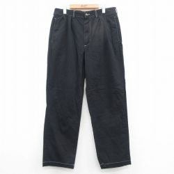 W35★古着 ラルフローレン Ralph Lauren ブランド チノ パンツ チノパン メンズ ＡＮＤＲＥＷ コットン 黒 ブラック 24nov01 中古 ボトムス ロング