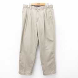 W35★古着 ドッカーズ チノ パンツ チノパン メンズ 00年代 00s コットン ベージュ カーキ 24nov05 中古 ボトムス ロング