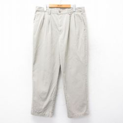 【20%OFF】W37★古着 ドッカーズ チノ パンツ チノパン メンズ コットン ベージュ カーキ 24nov05 中古 ボトムス ロング