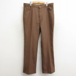 W41★古着 リーバイス Levis 517 パンツ メンズ 80年代 80s ブーツカット 大きいサイズ タロン 茶 ブラウン 【spe】 24nov06 中古 ボトムス ロング