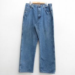 W36★古着 レッドキャップ ジーンズ メンズ 00年代 00s コットン 紺 ネイビー デニム 24nov13 中古 ボトムス ジーパン Gパン ロング パンツ
