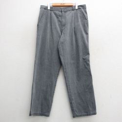 W36★古着 パンツ メンズ 90年代 90s グレー 24nov13 中古 ボトムス ロング