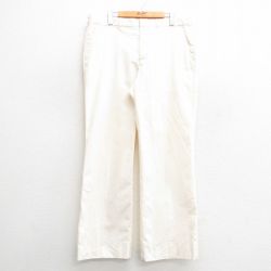 W36★古着 アーノルドパーマー スラックス パンツ メンズ 80年代 80s タロン 生成り 24nov13 中古 ボトムス ロング