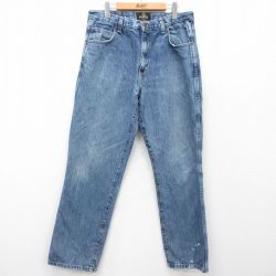 【20%OFF】W33★古着 レッドヘッド ジーンズ メンズ 00年代 00s コットン 紺 ネイビー デニム 24dec03 中古 ボトムス ジーパン Gパン ロング パンツ