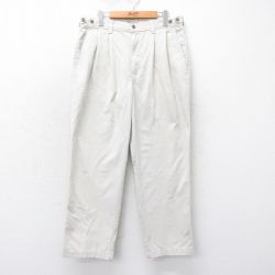 W35★古着 ドッカーズ パンツ メンズ 00年代 00s コットン 薄ベージュ カーキ 24dec04 中古 ボトムス ロング