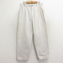 W31★古着 ドッカーズ チノ パンツ チノパン メンズ 00年代 00s コットン 薄ベージュ カーキ 24dec07 中古 ボトムス ロング