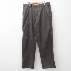 W38★古着 コロンビア COLUMBIA パンツ メンズ 00年代 00s コットン 濃グレー 24dec07 中古 ボトムス ロング