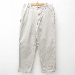 W35★古着 コロンビア COLUMBIA パンツ メンズ 00年代 00s ダック地 コットン 薄ベージュ カーキ 24dec07 中古 ボトムス ロング