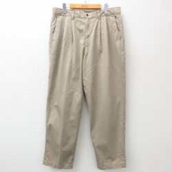 W36★古着 ドッカーズ チノ パンツ チノパン メンズ 00年代 00s コットン ベージュ カーキ 24dec07 中古 ボトムス ロング