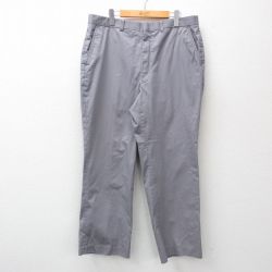 【20%OFF】W36★古着 アーノルドパーマー スラックス パンツ メンズ グレー 24dec10 中古 ボトムス ロング