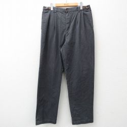 W35★古着 FARAH パンツ メンズ グレー 24dec11 中古 ボトムス ロング