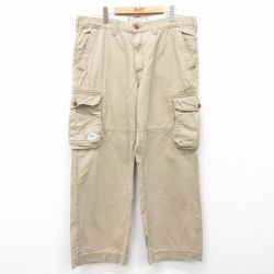 W38★古着 リーバイス Levis カーゴ パンツ メンズ コットン ベージュ カーキ 24dec16 中古 ボトムス ロング