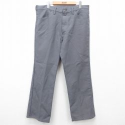 W36★古着 ラングラー Wrangler ランチャー パンツ メンズ グレー 24dec18 中古 ボトムス ロング