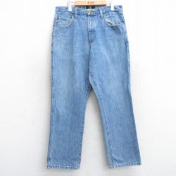 W33★古着 レッドヘッド ジーンズ メンズ 00年代 00s コットン 紺 ネイビー デニム 25feb01 中古 ボトムス ジーパン Gパン ロング パンツ