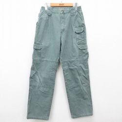 W30★古着 5.11 タクティカル カーゴ パンツ メンズ ダック地 コットン 緑 グリーン 25feb03 中古 ボトムス ロング