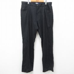 W38★古着 ラルフローレン Ralph Lauren ブランド パンツ メンズ 90年代 90s ウール 濃グレー 25feb03 中古 ボトムス ロング