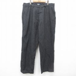W38★古着 ラルフローレン Ralph Lauren ブランド パンツ メンズ 90年代 90s ウール グレー 25feb03 中古 ボトムス ロング