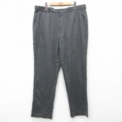 W38★古着 ラルフローレン Ralph Lauren ブランド スラックス パンツ メンズ 90年代 90s ウール グレー 25feb03 中古 ボトムス ロング