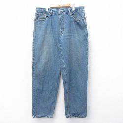 W39★古着 リーバイス Levis 560 ジーンズ メンズ ヒゲ コットン 紺 ネイビー デニム 25feb04 中古 ボトムス ジーパン Gパン ロング パンツ