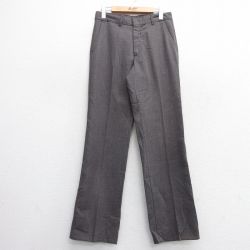 W29★古着 FARAH スラックス パンツ メンズ 80年代 80s ウール USA製 茶系 ブラウン 25feb07 中古 ボトムス ロング