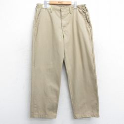 W36★古着 レッドキャップ ワーク パンツ メンズ ベージュ カーキ 25feb08 中古 ボトムス ロング
