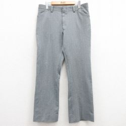 W34★古着 ピューリタン スラックス パンツ メンズ 80年代 80s タロン 紺他 ネイビー 25feb12 中古 ボトムス ロング