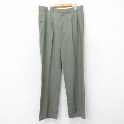 W36★古着 FARAH スラックス パンツ メンズ 90年代 90s 緑系 グリーン 25feb15 中古 ボトムス ロング