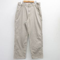 【20%OFF】W36★古着ギャップ GAP ペインター パンツ メンズ 00年代 00s コットン ベージュ カーキ 25feb17 中古 ボトムス ロング