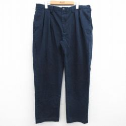 W38★古着 ラルフローレン Ralph Lauren ブランド チノ パンツ チノパン メンズ 90年代 90s コットン 紺 ネイビー 25feb19 中古 ボトムス ロング